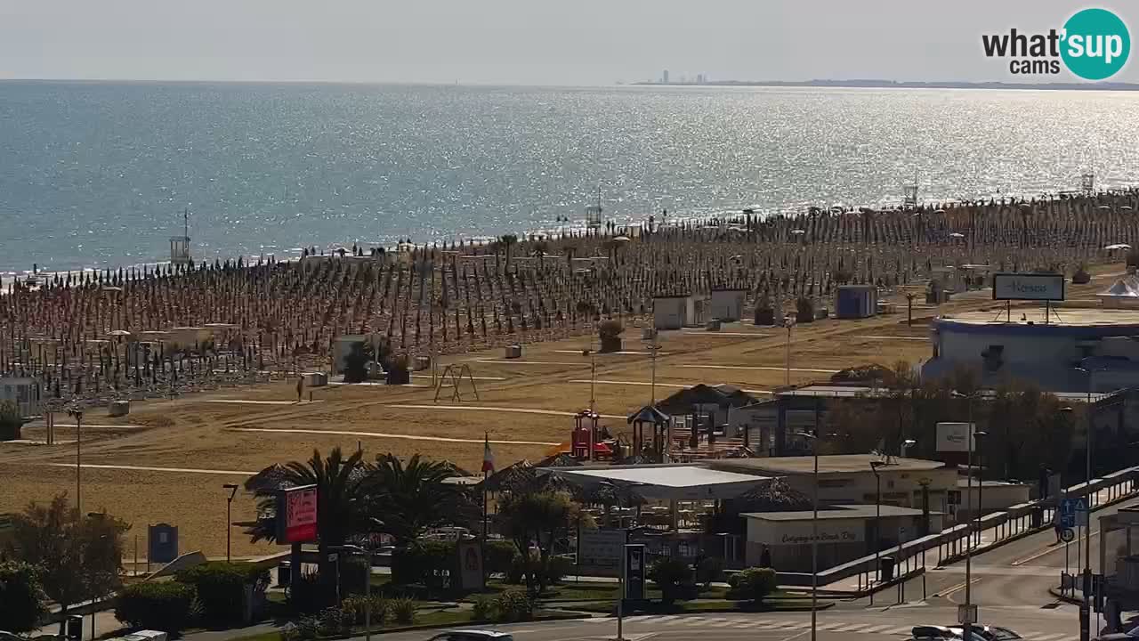 The beach of Bibione webcam – Italy