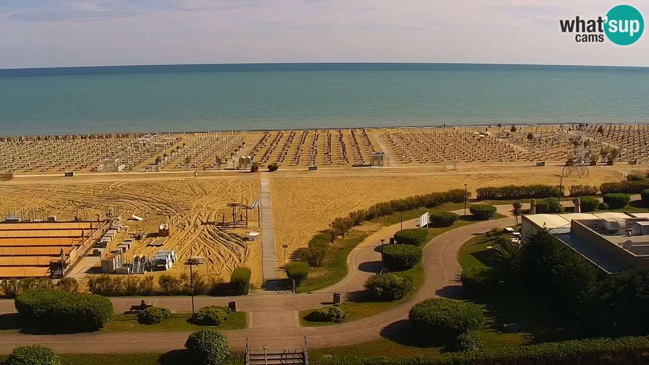 Der Strand von Bibione Webcam – Italien