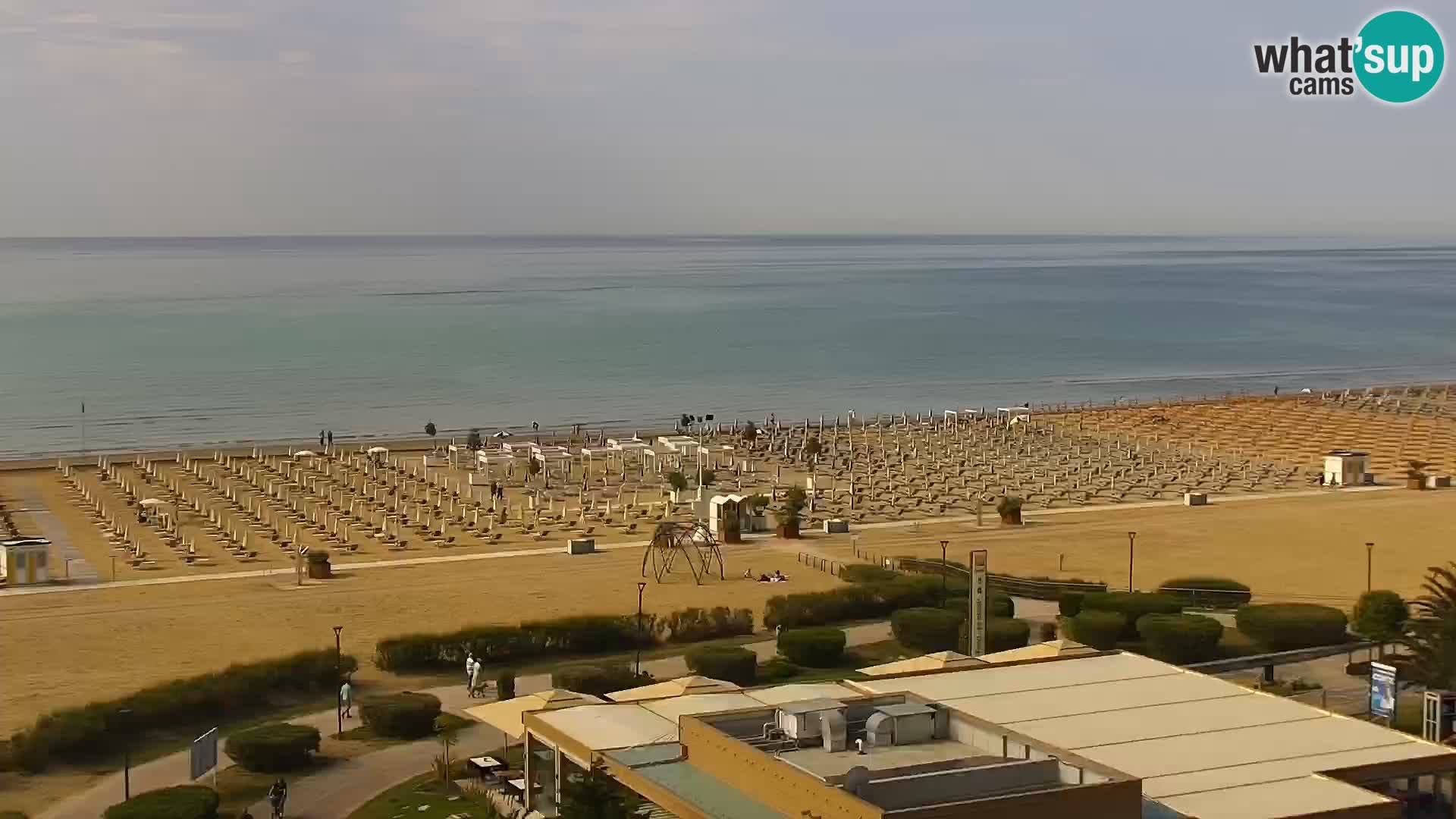 La camera en vivo de la playa de Bibione – Italia