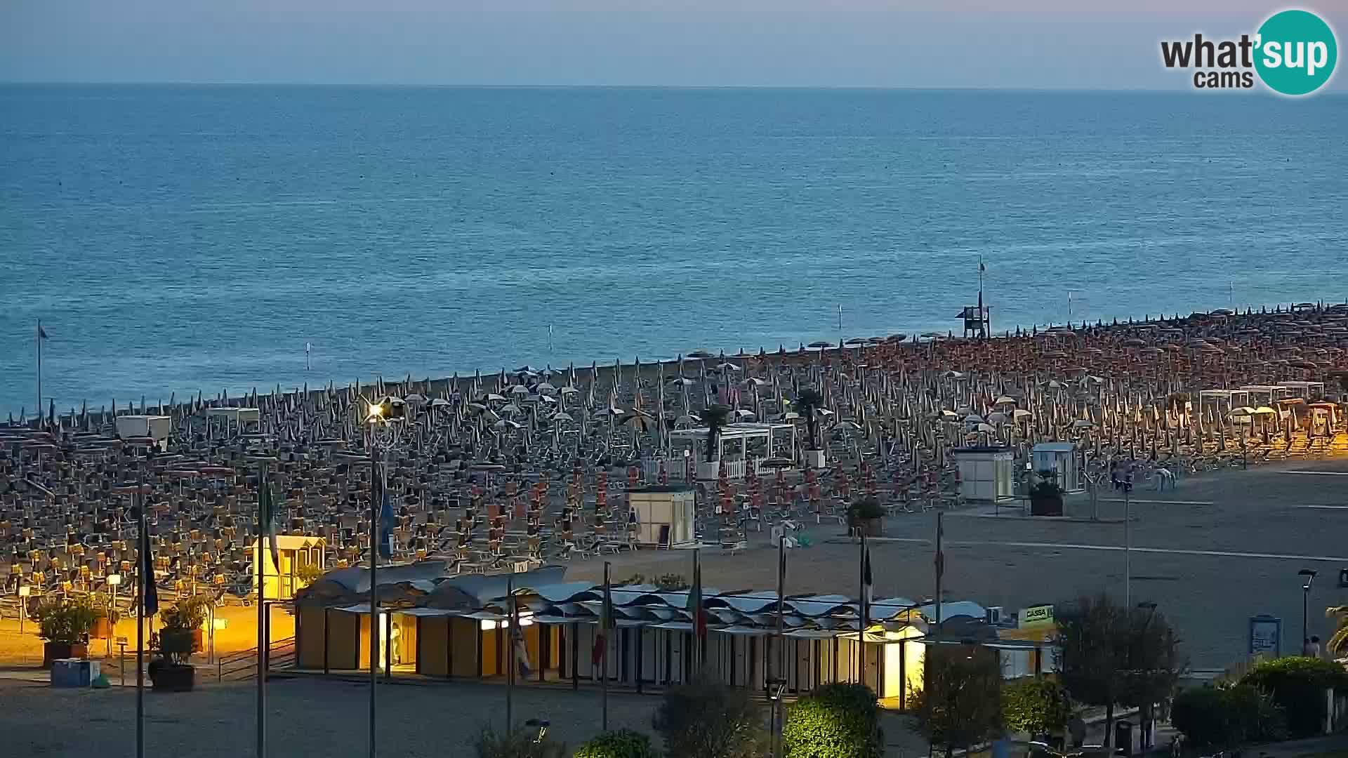 La camera en vivo de la playa de Bibione – Italia