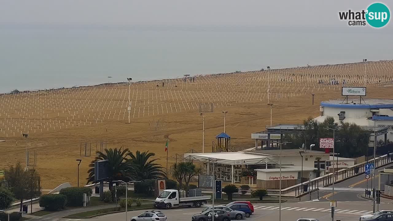 The beach of Bibione webcam – Italy