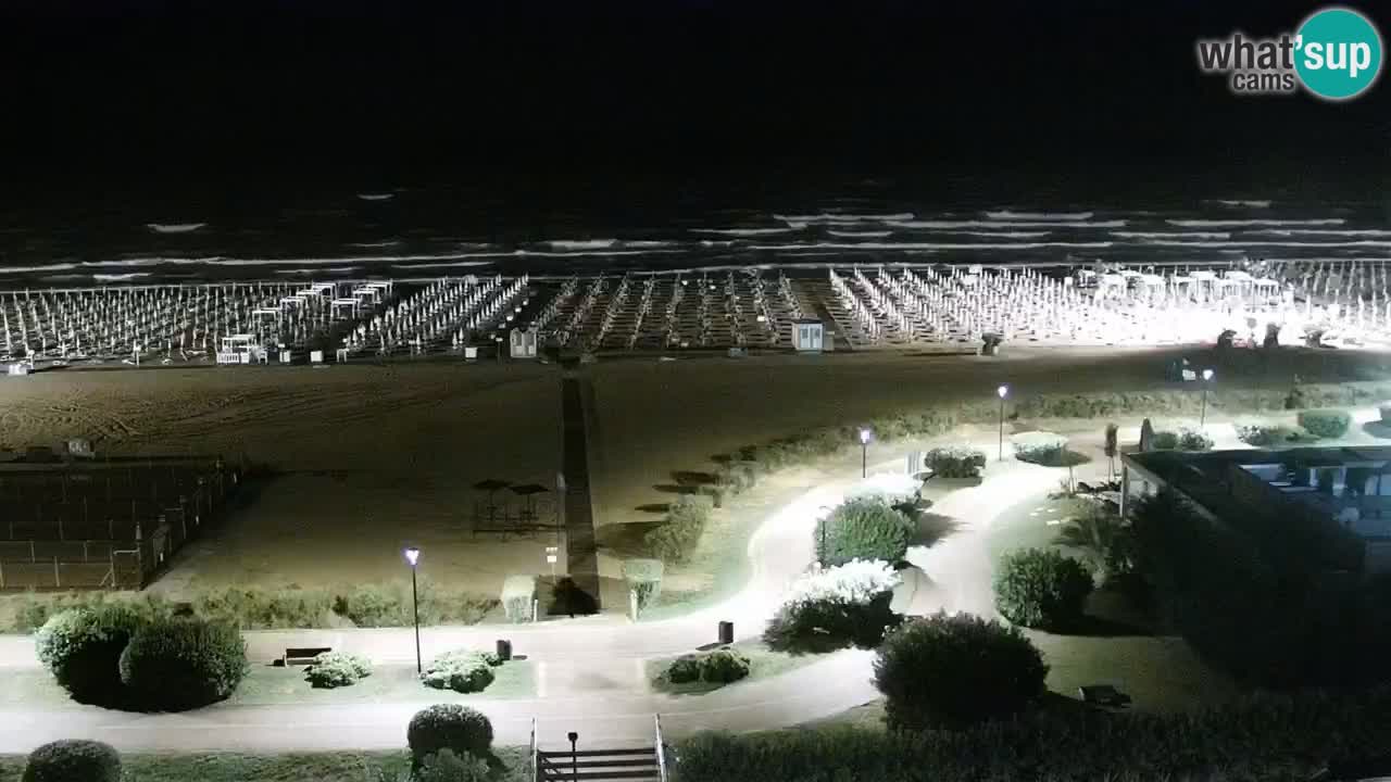 The beach of Bibione webcam – Italy