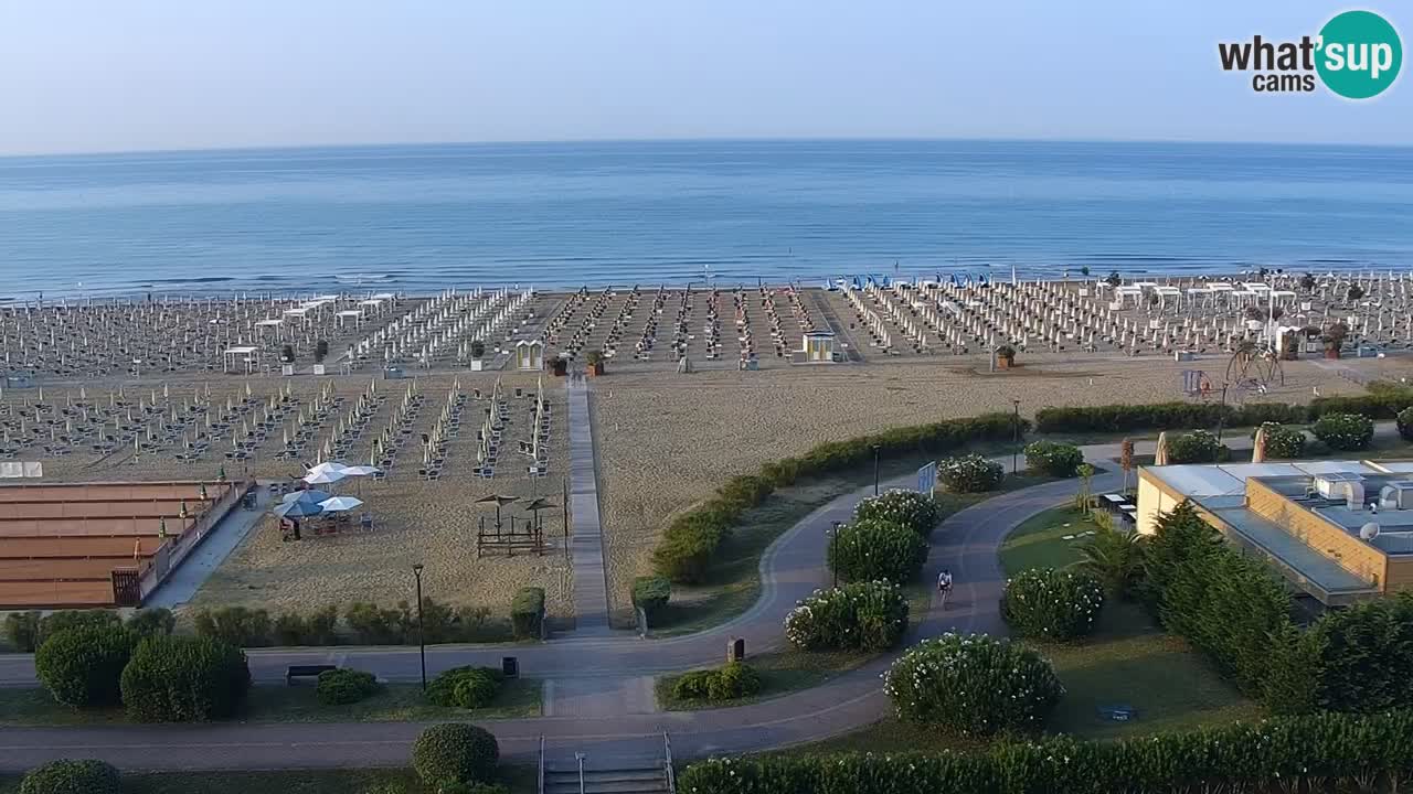 The beach of Bibione webcam – Italy