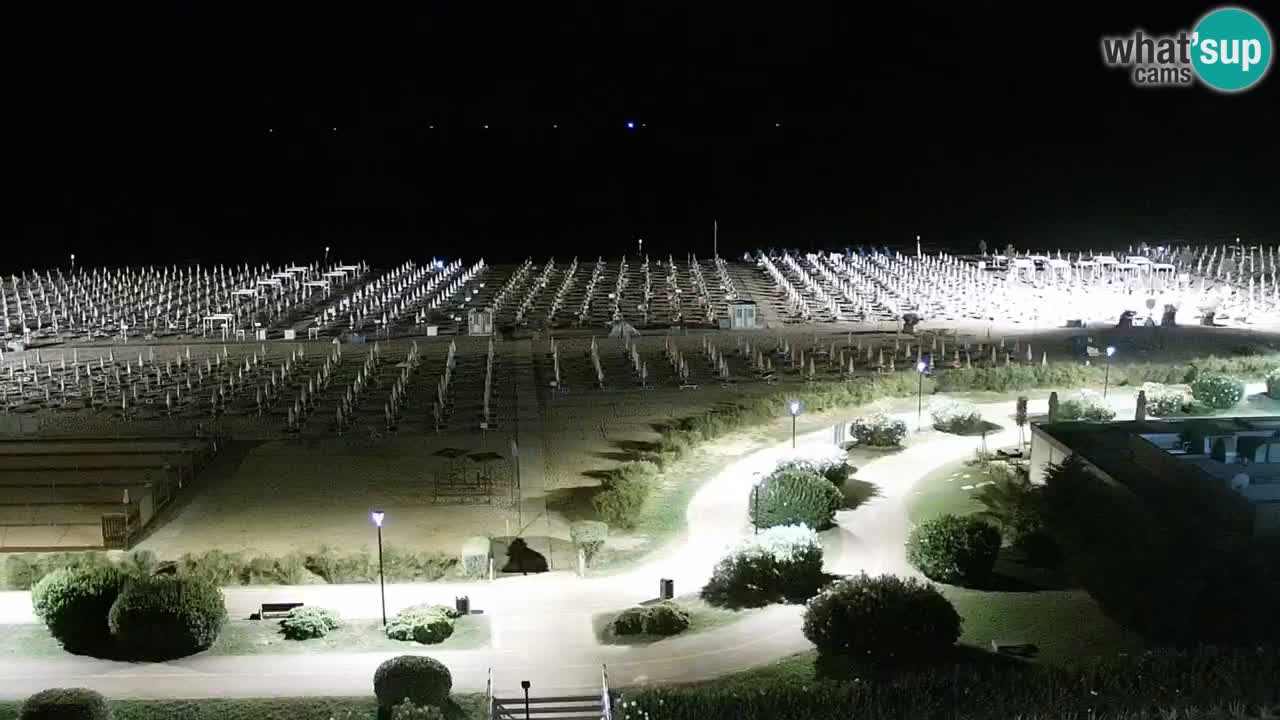 La camera en vivo de la playa de Bibione – Italia