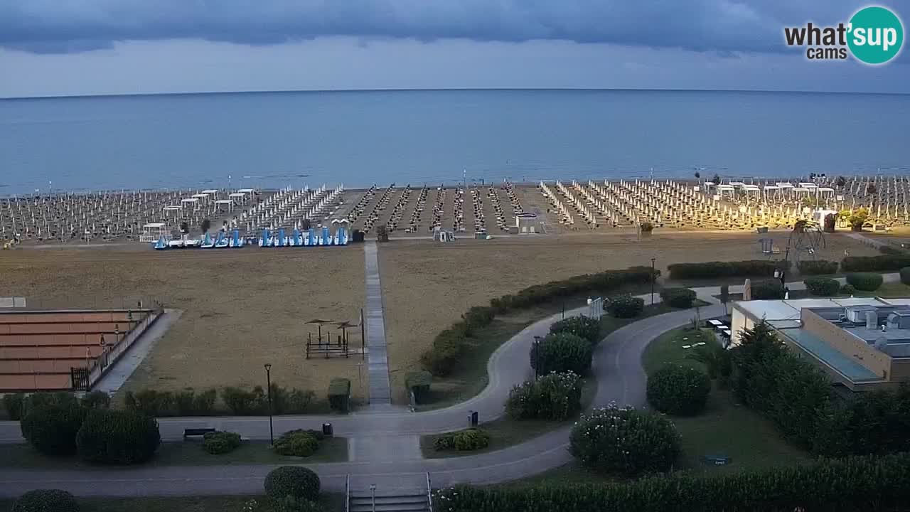 The beach of Bibione webcam – Italy