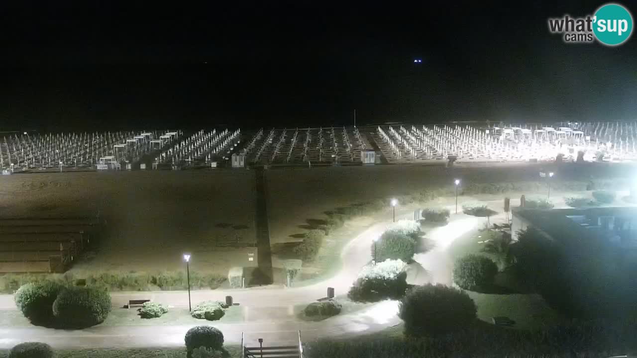 The beach of Bibione webcam – Italy