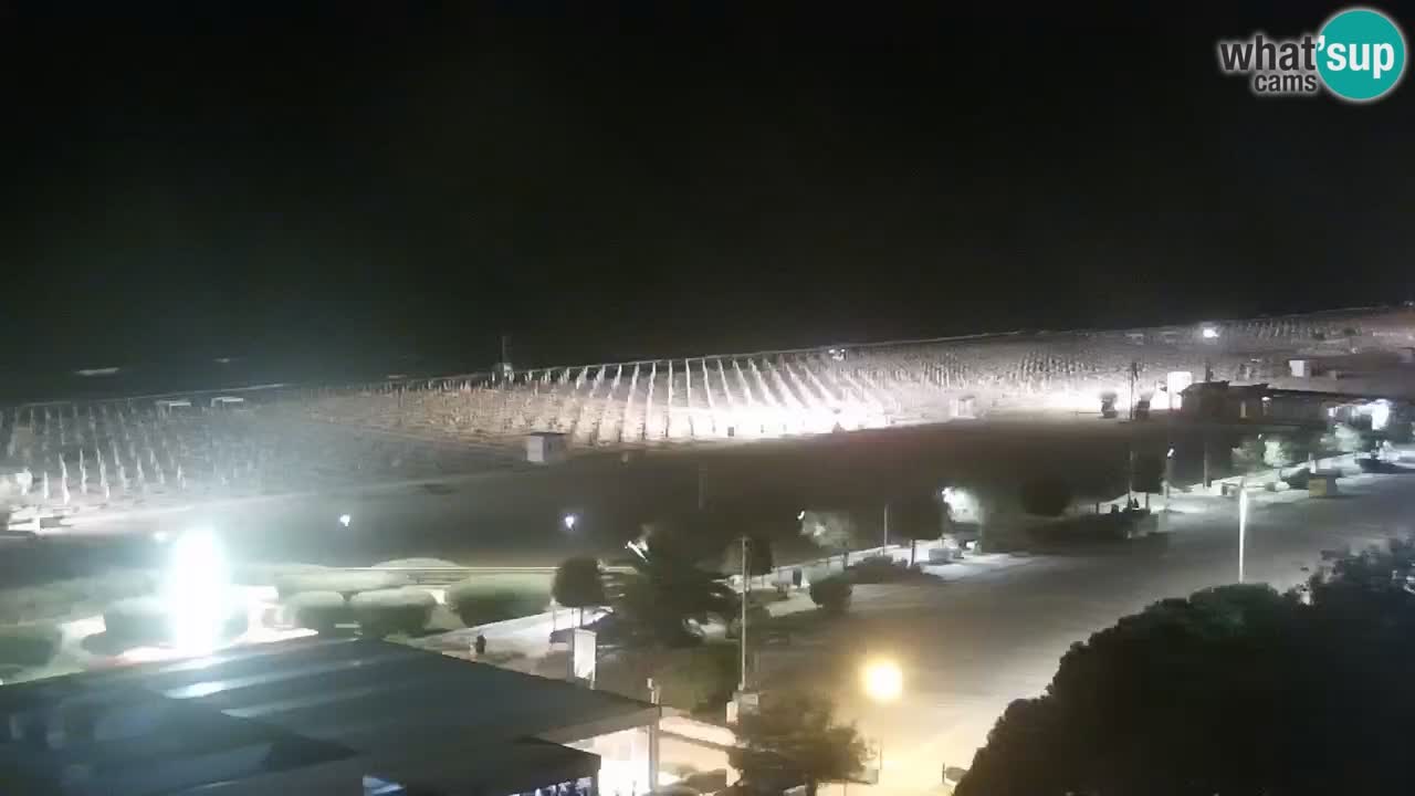 The beach of Bibione webcam – Italy