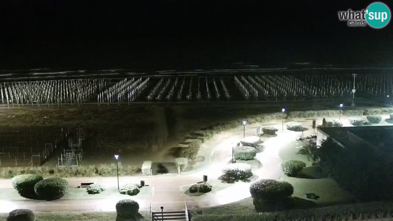 La camera en vivo de la playa de Bibione – Italia