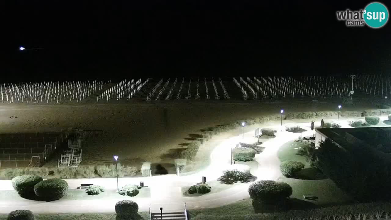 La camera en vivo de la playa de Bibione – Italia