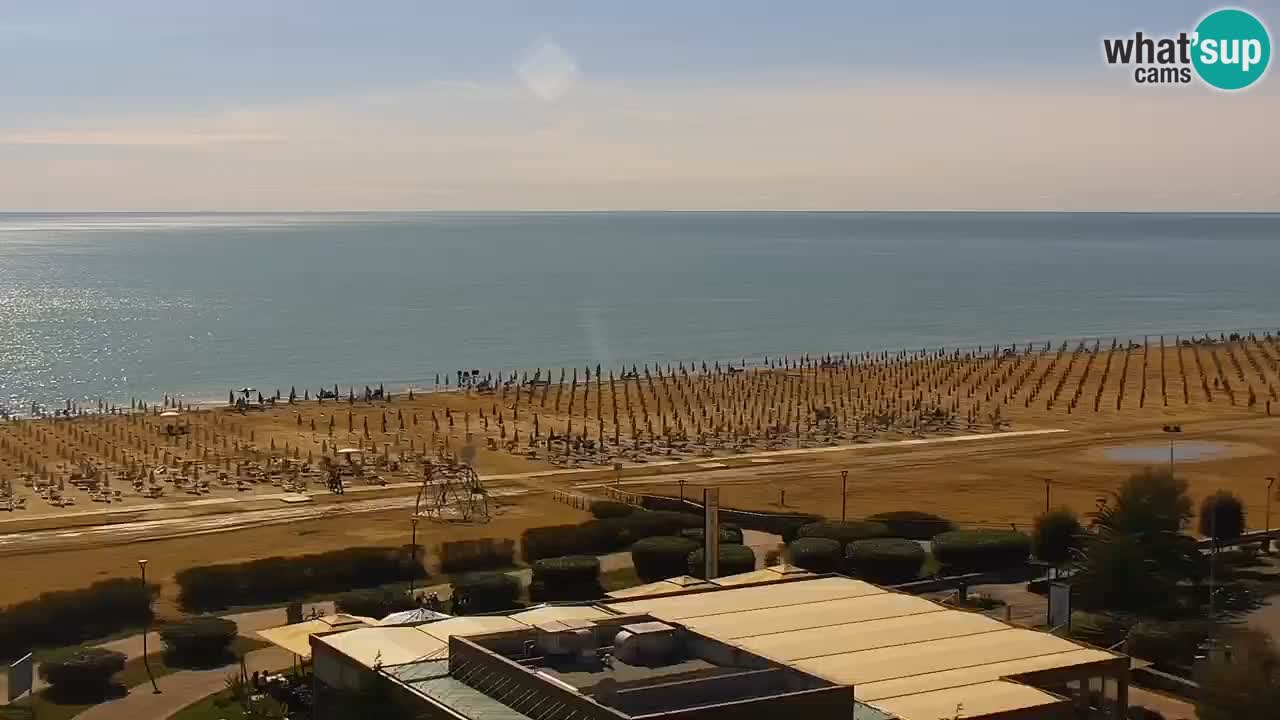 The beach of Bibione webcam – Italy