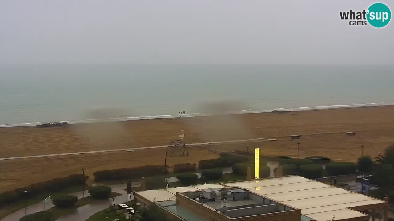 The beach of Bibione webcam – Italy