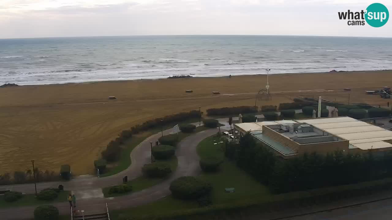 The beach of Bibione webcam – Italy