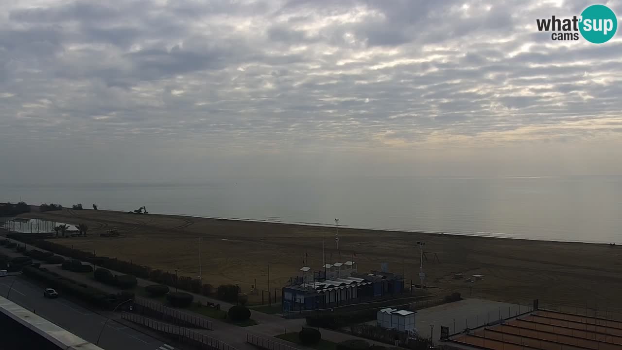 The beach of Bibione webcam – Italy