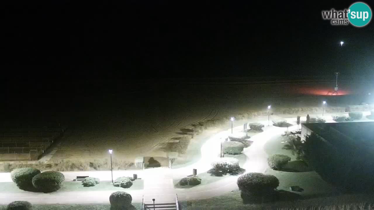 The beach of Bibione webcam – Italy