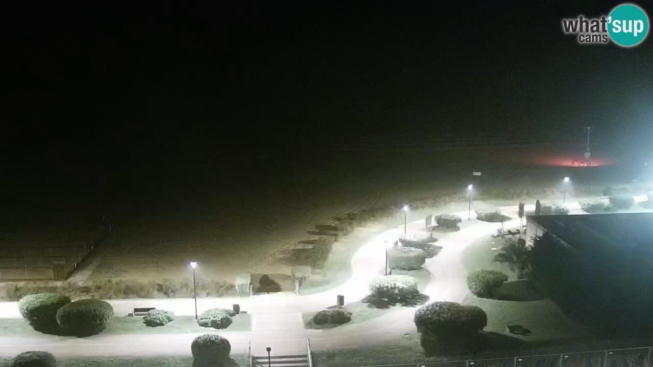 La spiaggia di Bibione webcam live e piazzale Zenit