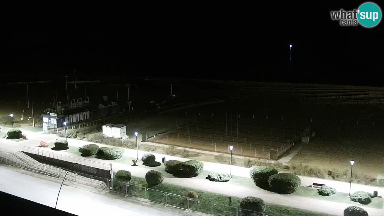 The beach of Bibione webcam – Italy