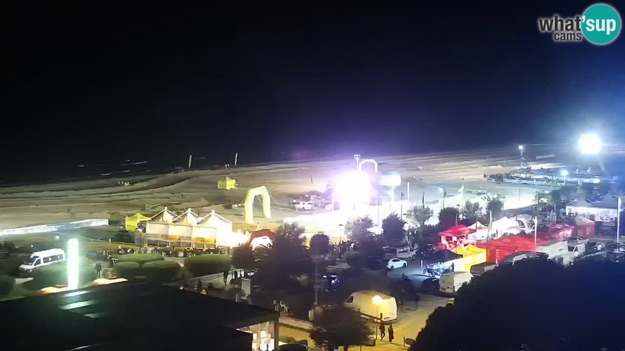 The beach of Bibione webcam – Italy