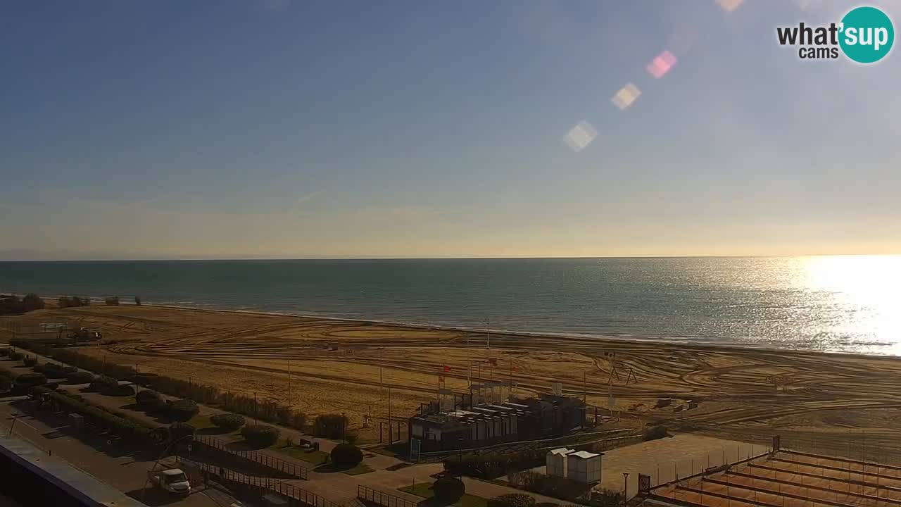 La camera en vivo de la playa de Bibione – Italia