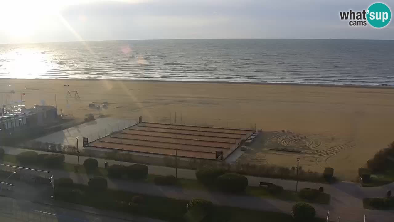 La camera en vivo de la playa de Bibione – Italia