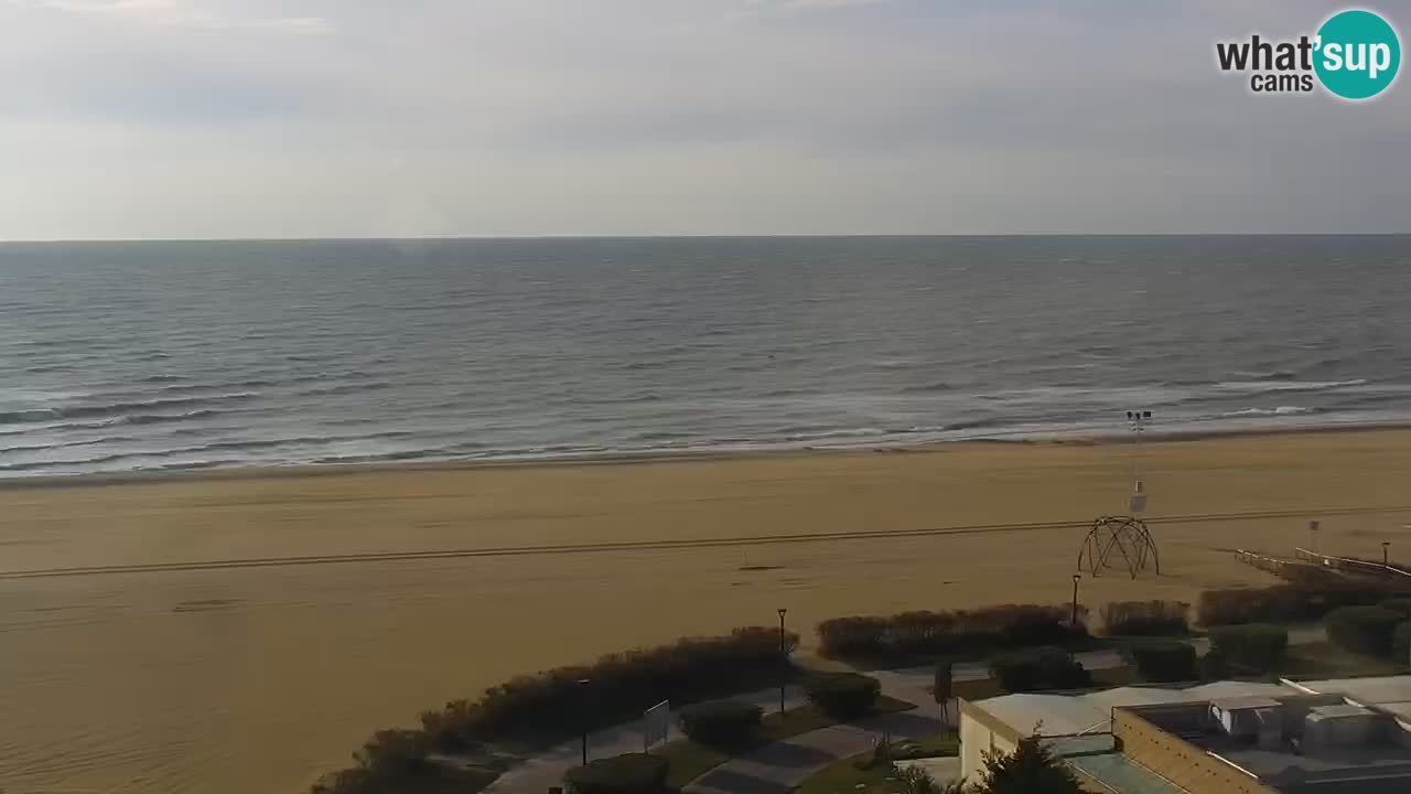 La spiaggia di Bibione webcam live e piazzale Zenit