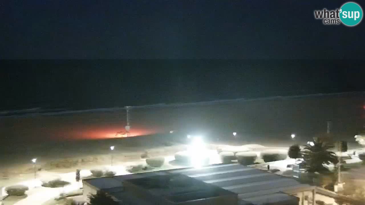 La spiaggia di Bibione webcam live e piazzale Zenit