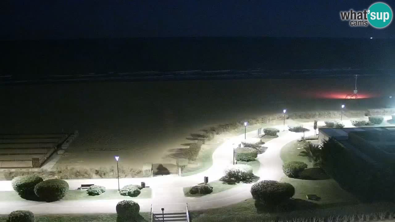 La camera en vivo de la playa de Bibione – Italia