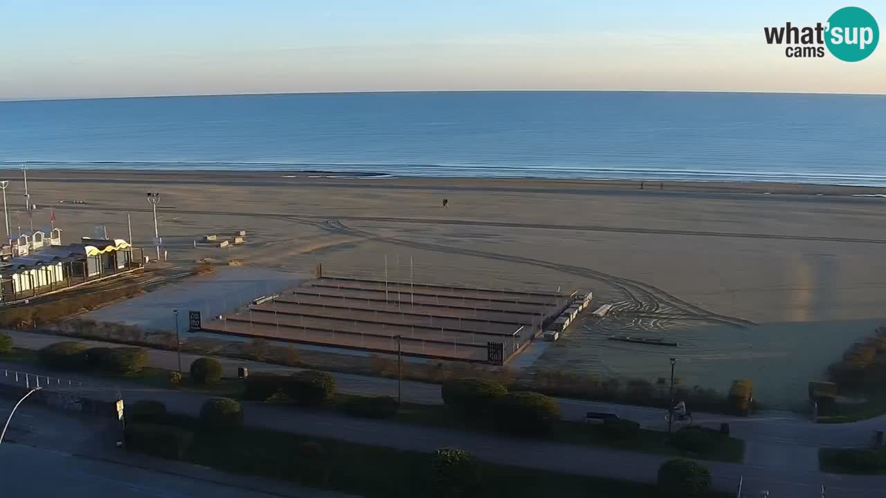 La camera en vivo de la playa de Bibione – Italia