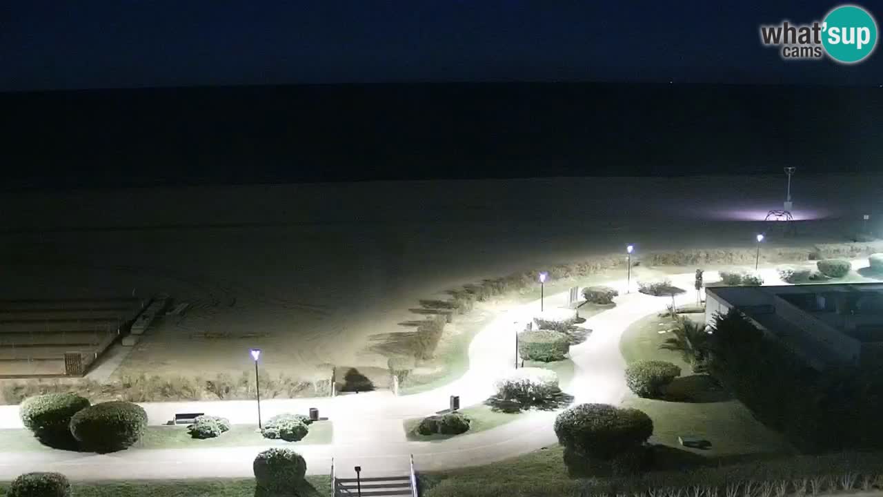 La camera en vivo de la playa de Bibione – Italia