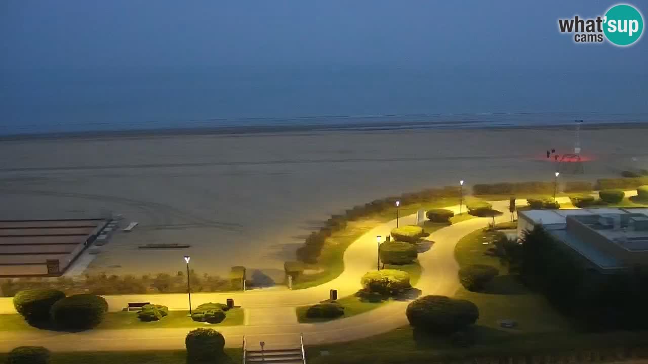 The beach of Bibione webcam – Italy