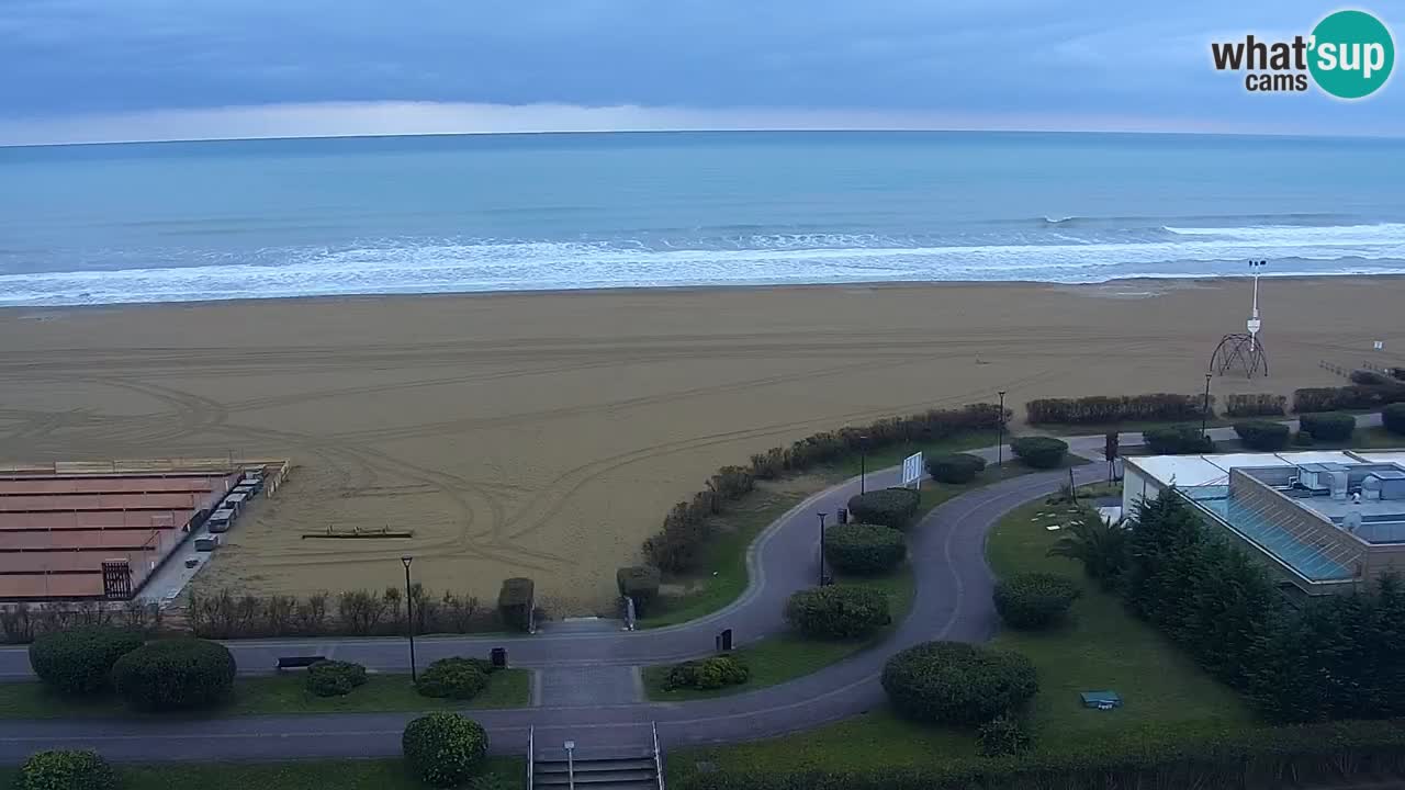 La camera en vivo de la playa de Bibione – Italia