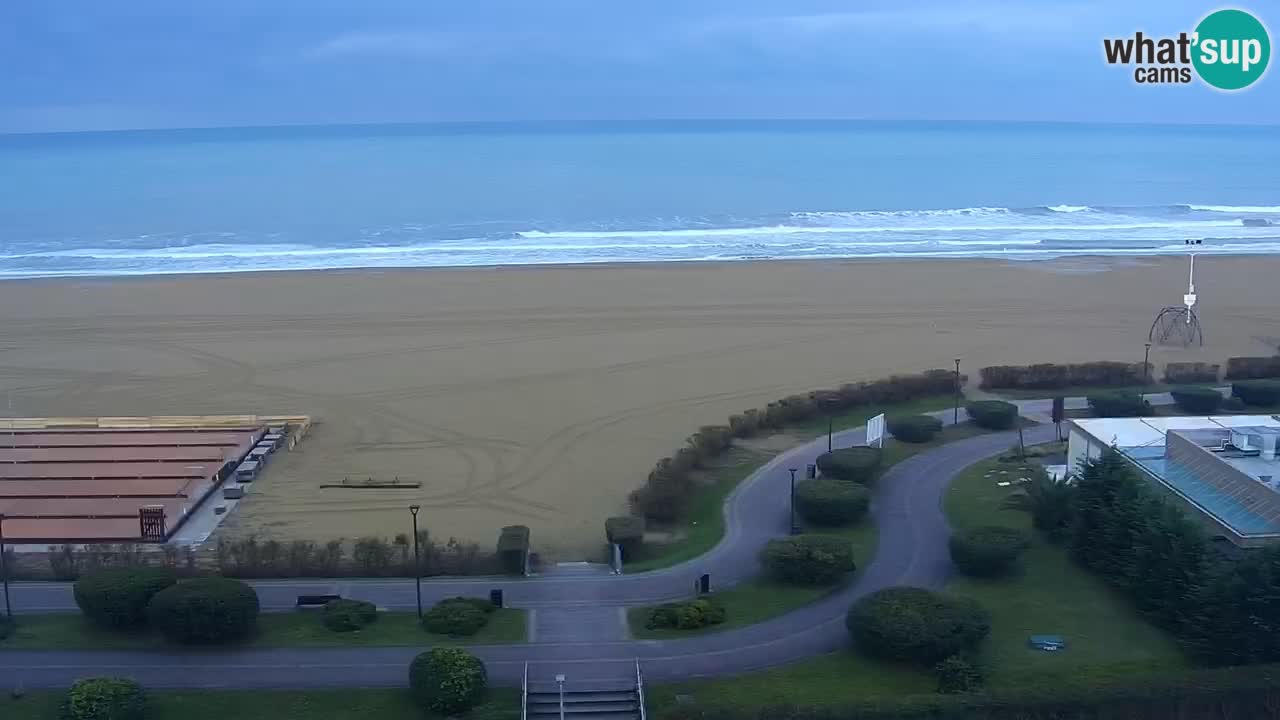 La camera en vivo de la playa de Bibione – Italia