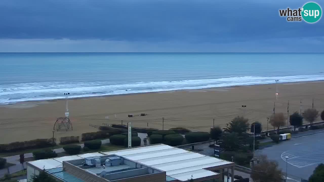 La camera en vivo de la playa de Bibione – Italia