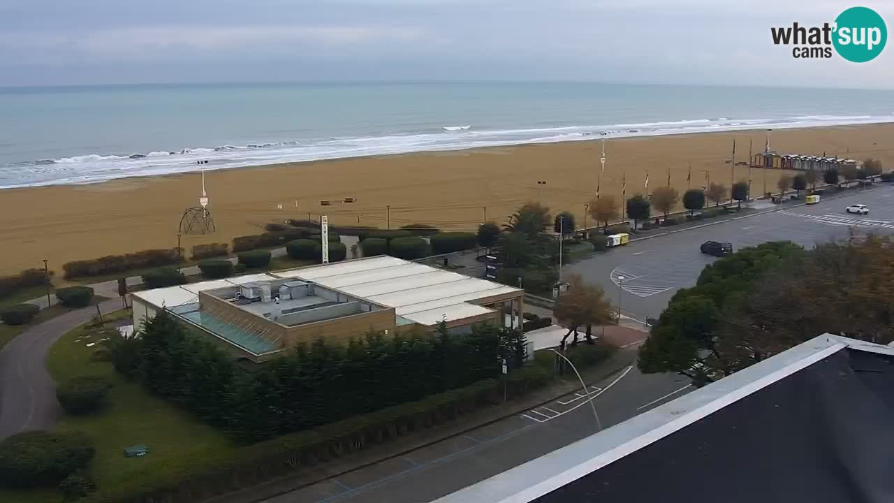 La spiaggia di Bibione webcam live e piazzale Zenit