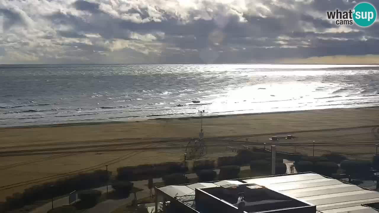 La camera en vivo de la playa de Bibione – Italia