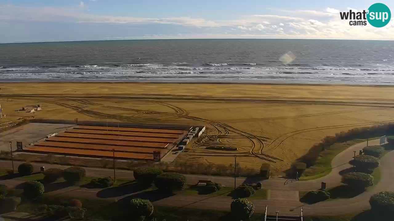 La camera en vivo de la playa de Bibione – Italia