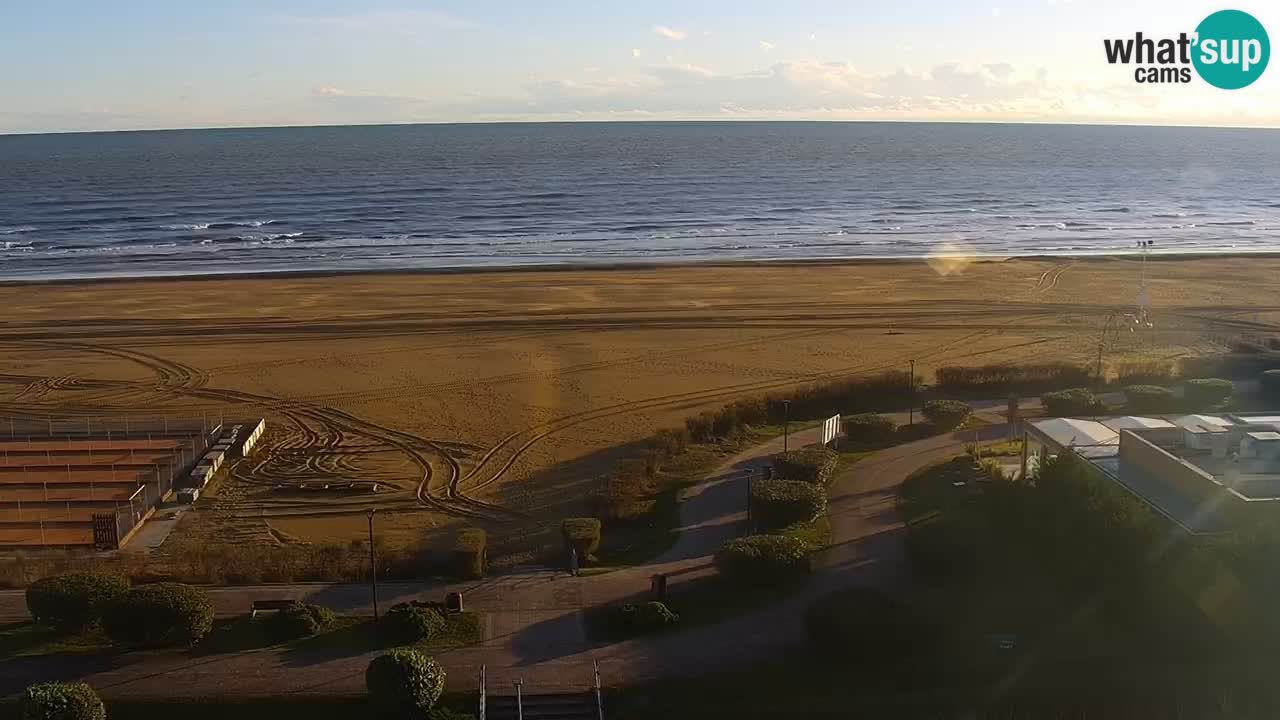 La camera en vivo de la playa de Bibione – Italia