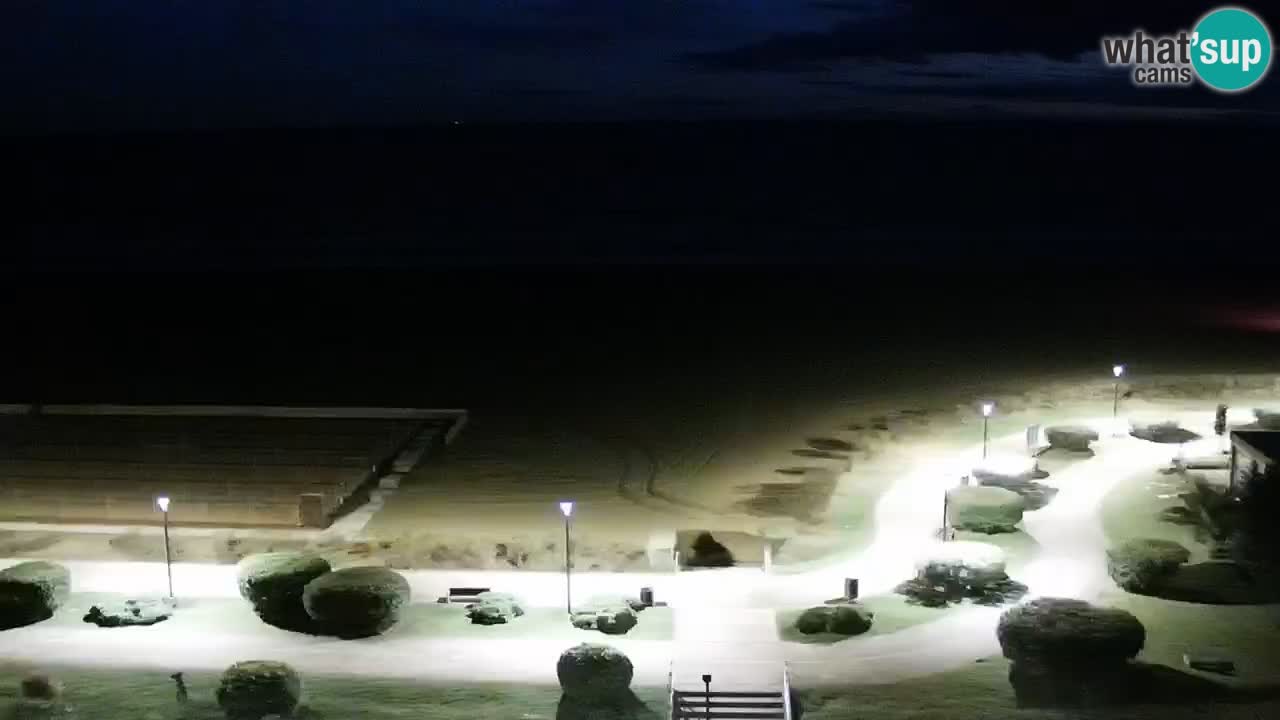 La camera en vivo de la playa de Bibione – Italia