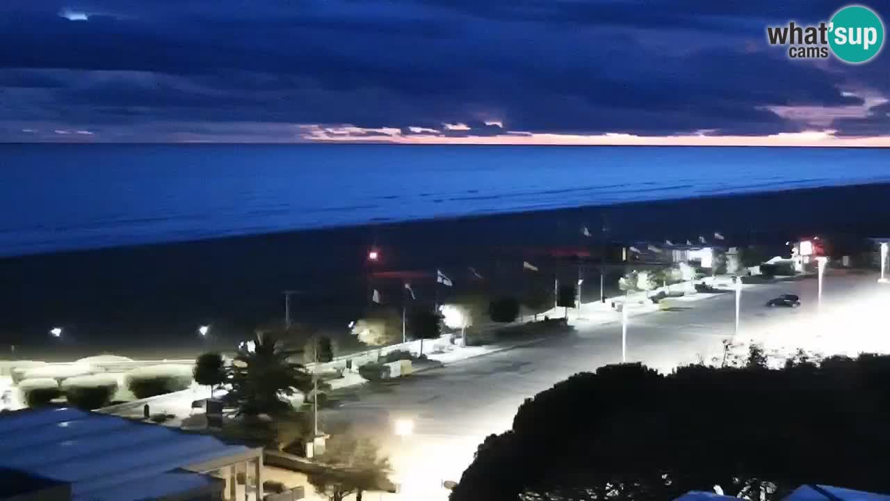 La camera en vivo de la playa de Bibione – Italia