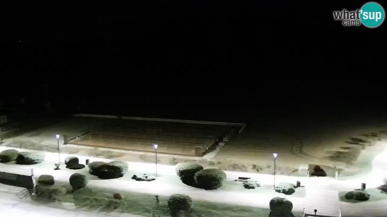 La camera en vivo de la playa de Bibione – Italia