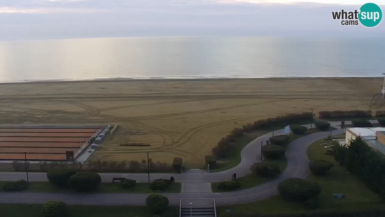 La camera en vivo de la playa de Bibione – Italia