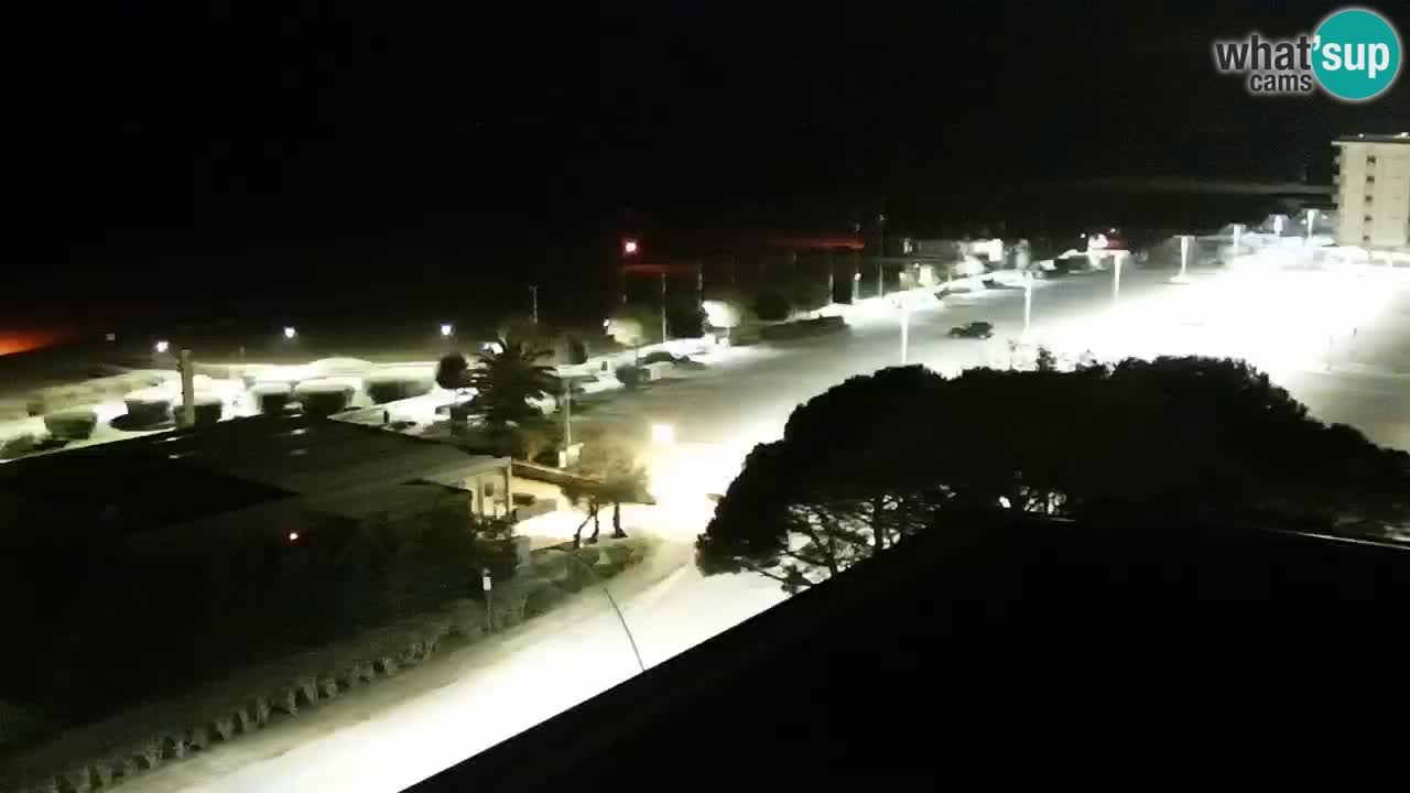 La spiaggia di Bibione webcam live e piazzale Zenit