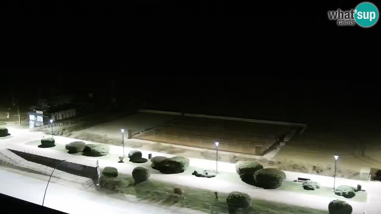 La camera en vivo de la playa de Bibione – Italia