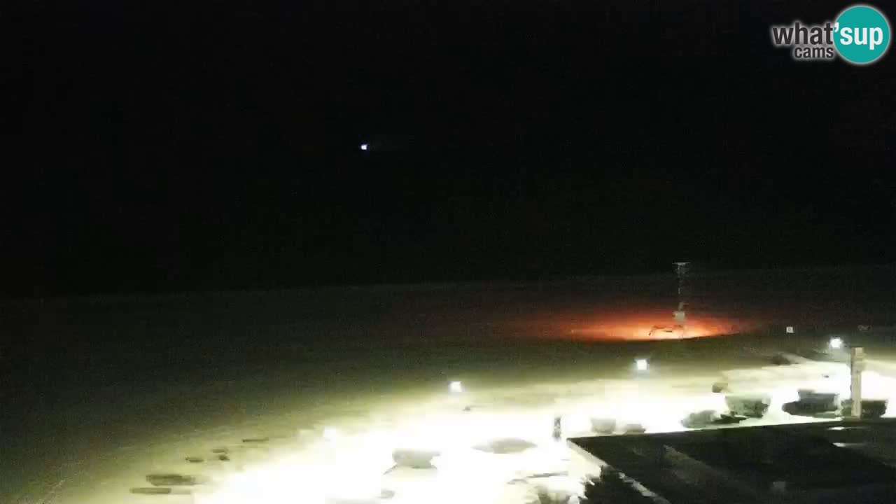 La spiaggia di Bibione webcam live e piazzale Zenit