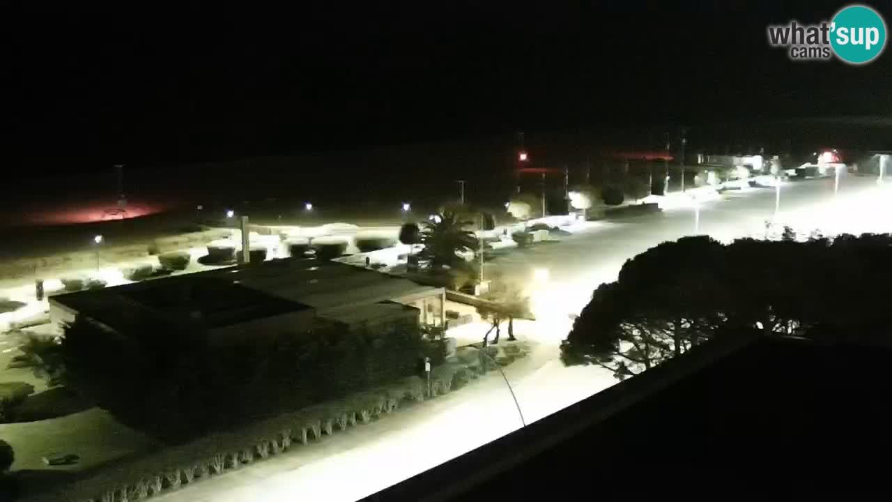 La spiaggia di Bibione webcam live e piazzale Zenit