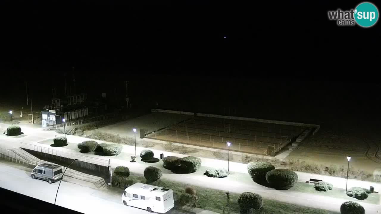 La camera en vivo de la playa de Bibione – Italia