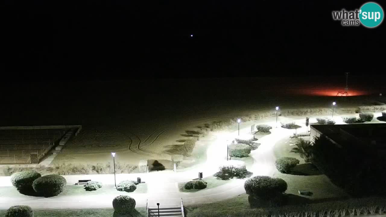 La camera en vivo de la playa de Bibione – Italia