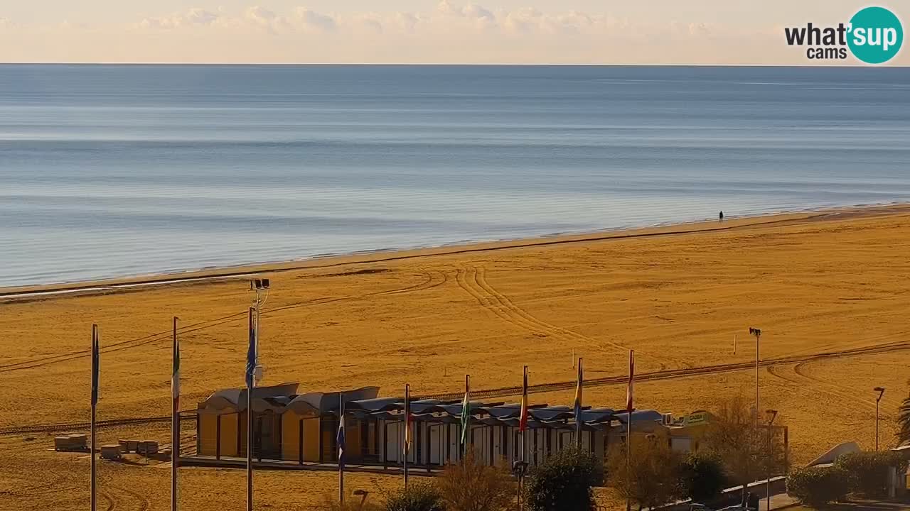 La camera en vivo de la playa de Bibione – Italia