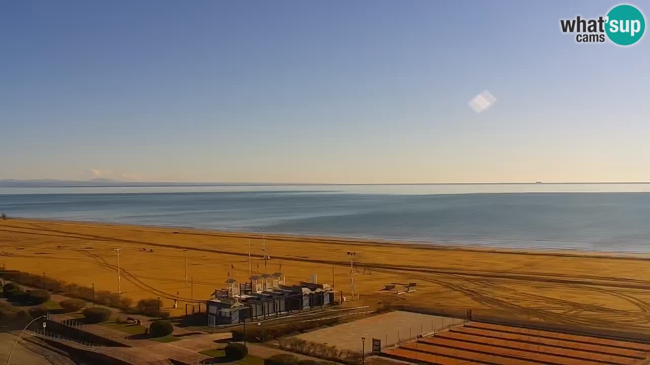 La camera en vivo de la playa de Bibione – Italia