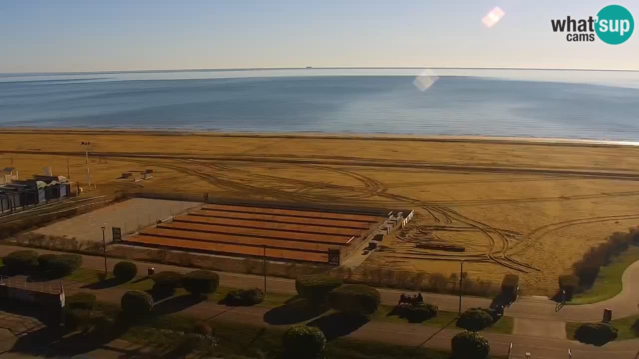 La camera en vivo de la playa de Bibione – Italia