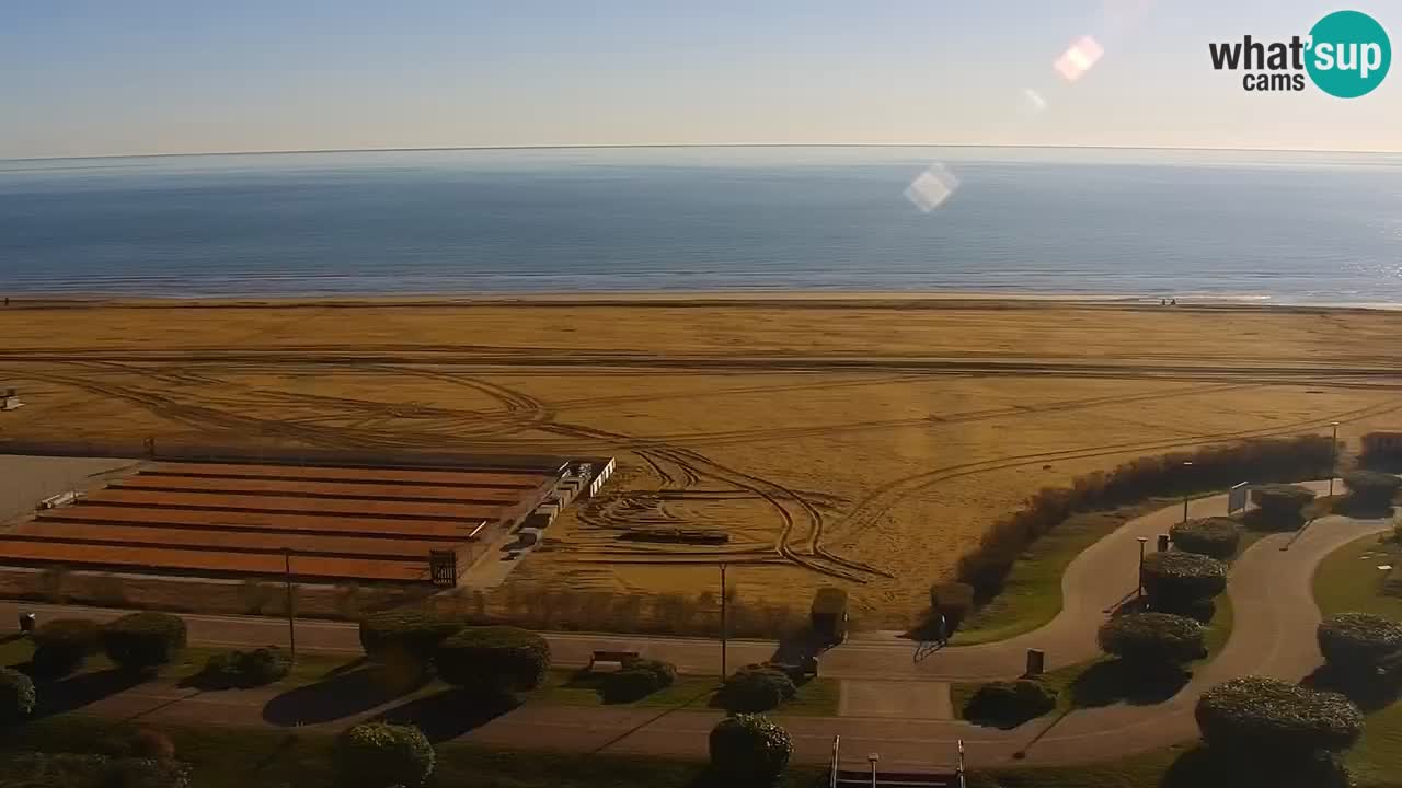 La camera en vivo de la playa de Bibione – Italia